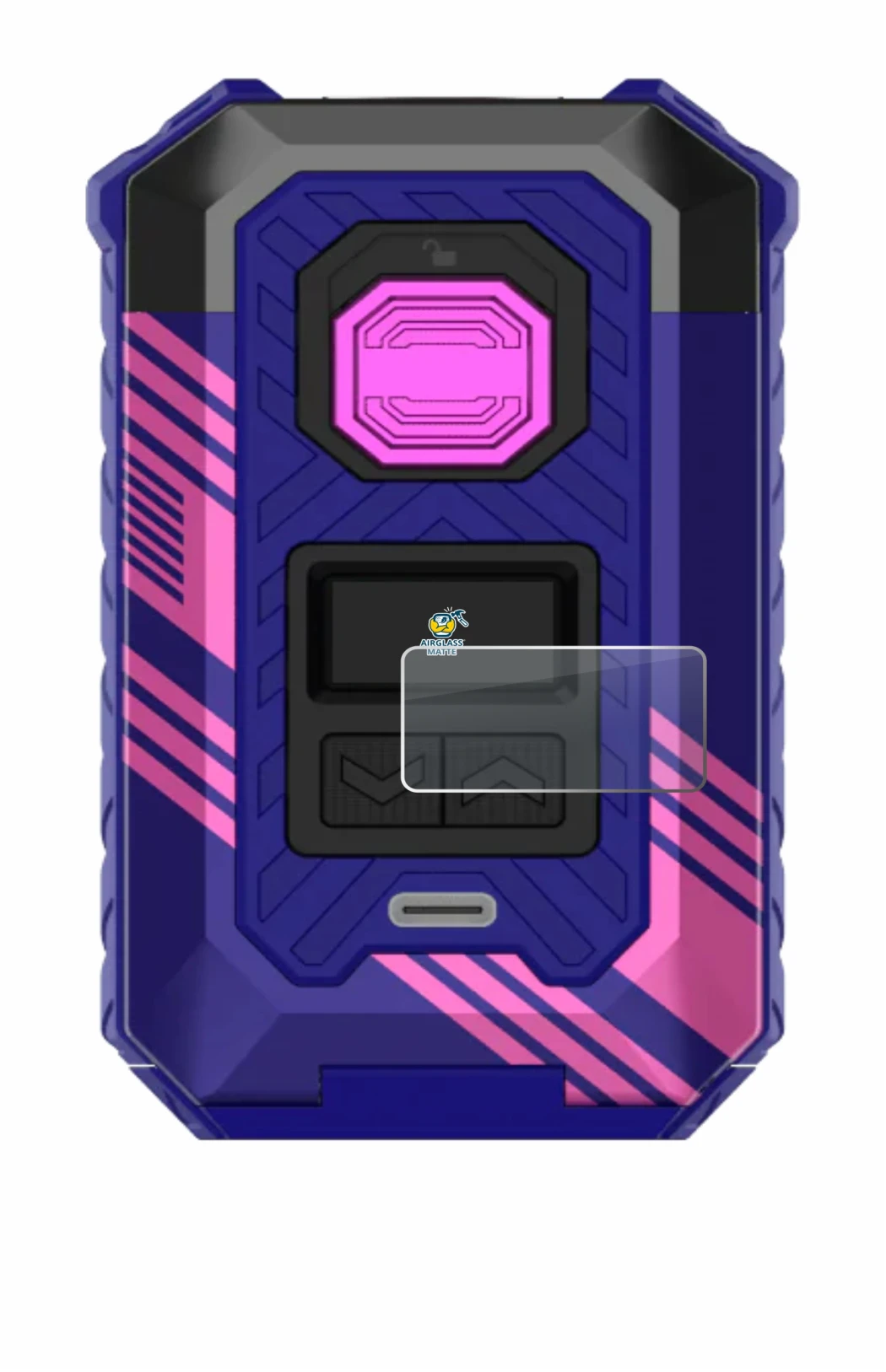 Imagen del dispositivo Vaporesso Armour Max con una amplia variedad de protectores de pantalla.
