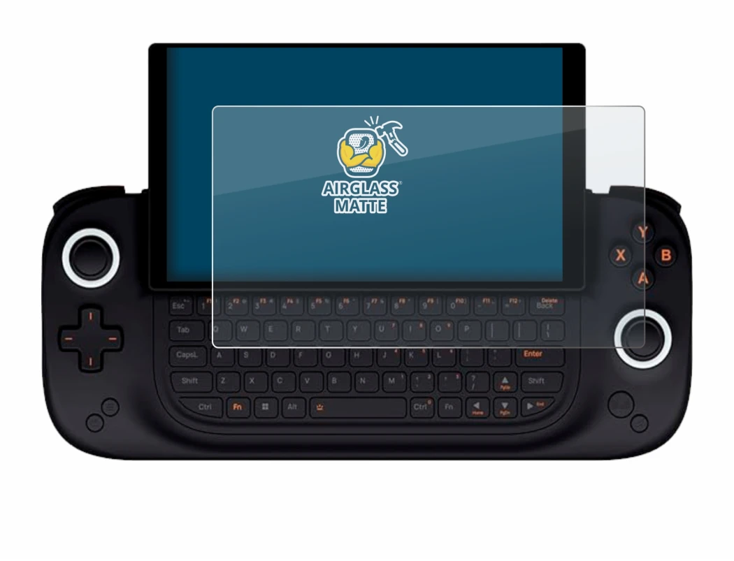 Imagen del dispositivo Ayaneo Slide con una amplia variedad de protectores de pantalla.