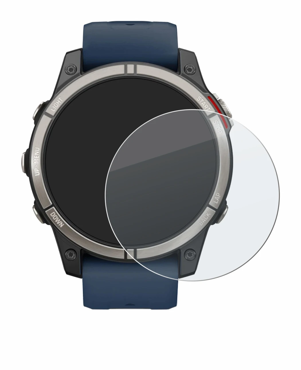 Imagen del dispositivo Garmin quatix 7 Pro con una amplia variedad de protectores de pantalla.