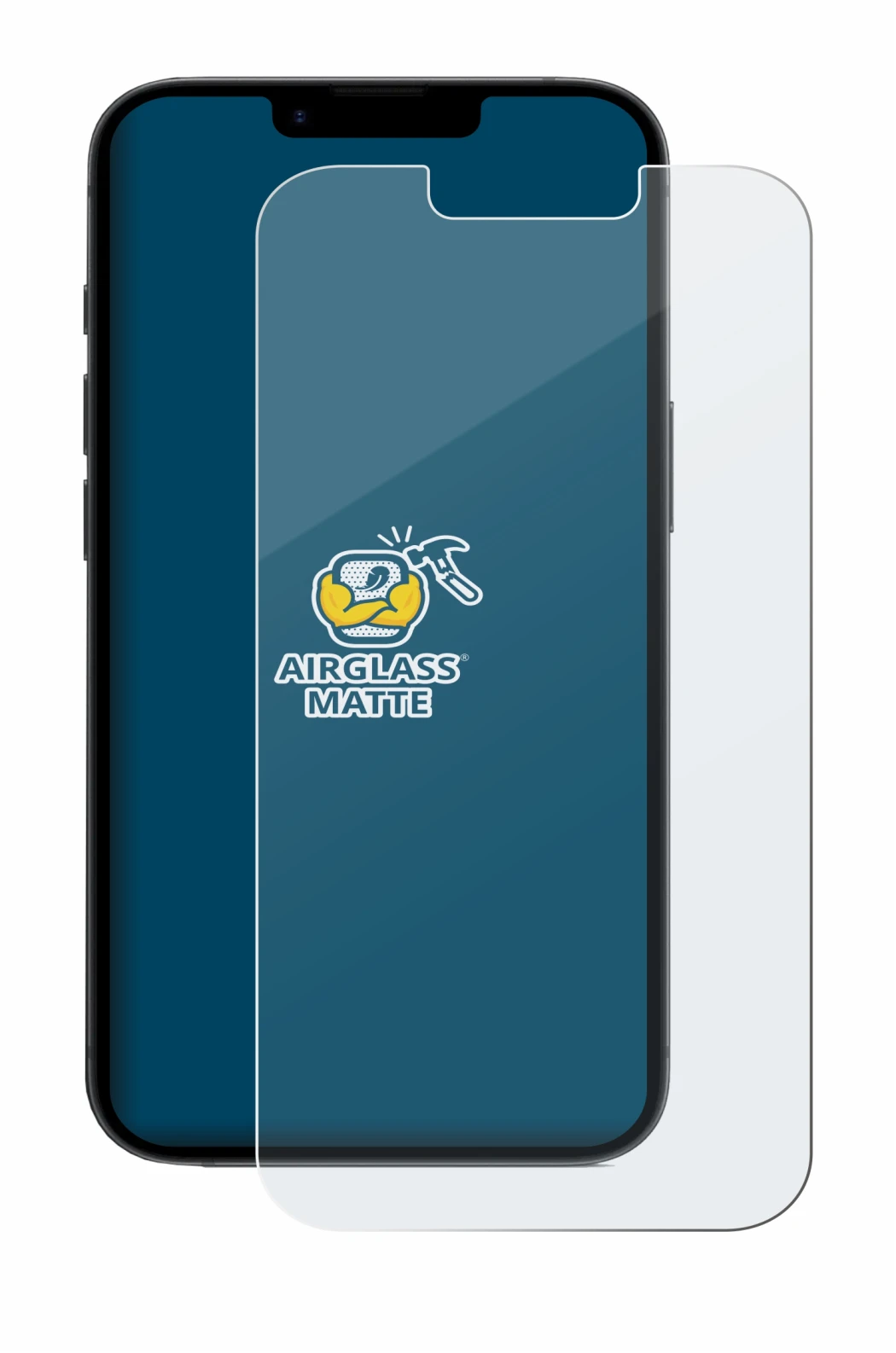 Imagen del dispositivo Apple iPhone 16e con una amplia variedad de protectores de pantalla.