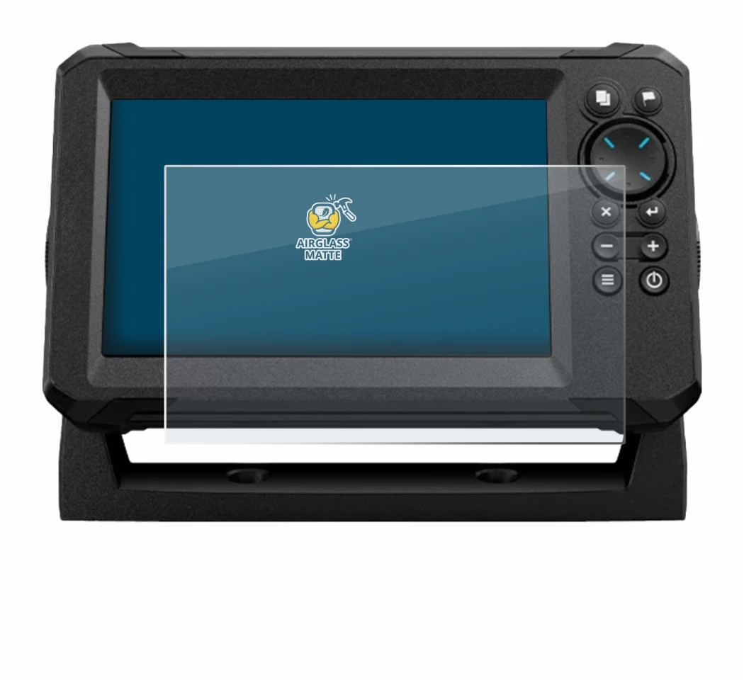 Imagen del dispositivo Lowrance Eagle 7 con una amplia variedad de protectores de pantalla.