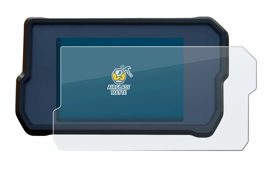 Imagen del dispositivo KTM RC125 / RC390 2022+ con una amplia variedad de protectores de pantalla.