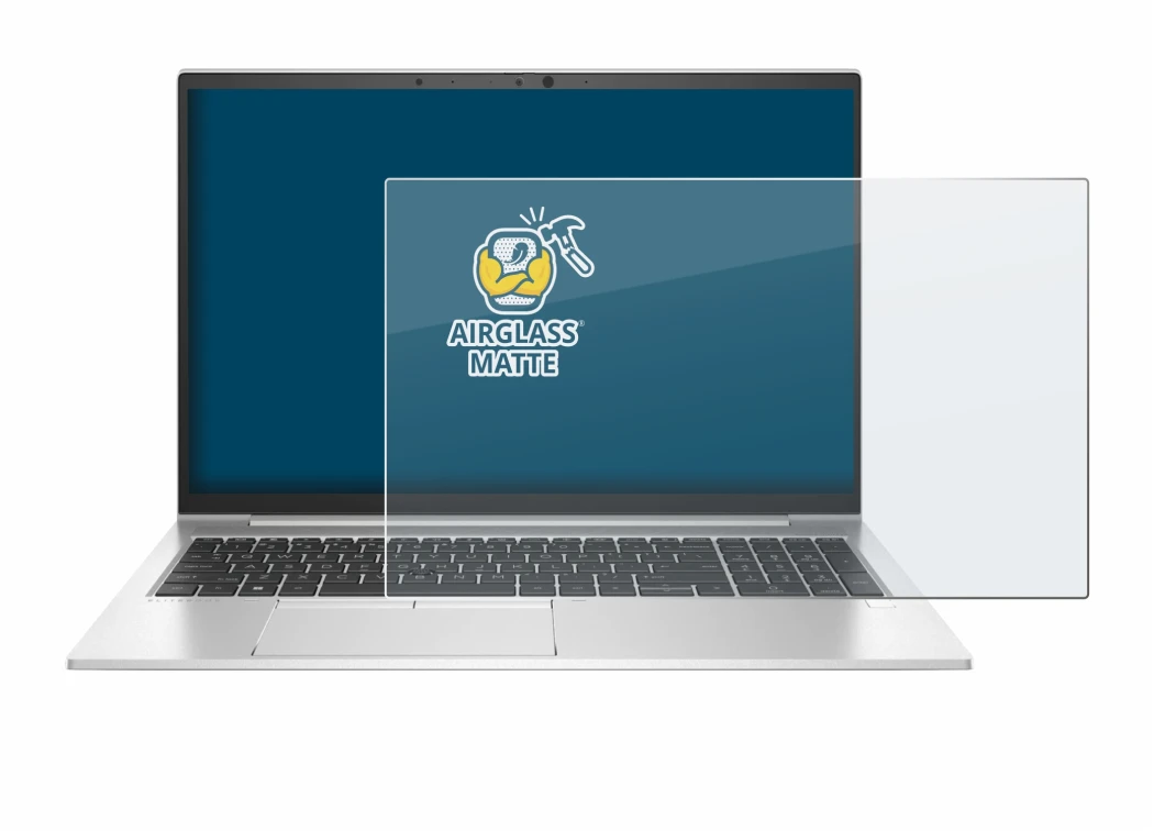 Imagen del dispositivo HP EliteBook 855 G8 con una amplia variedad de protectores de pantalla.