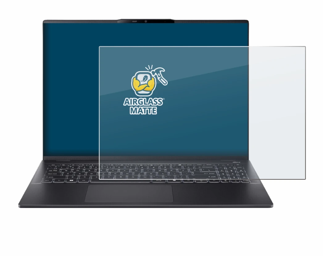 Imagen del dispositivo Acer Swift 16 AI con una amplia variedad de protectores de pantalla.