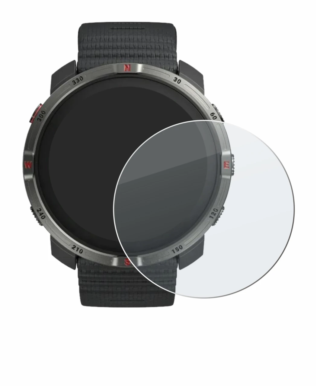 Imagen del dispositivo Polar Grit X2 con una amplia variedad de protectores de pantalla.