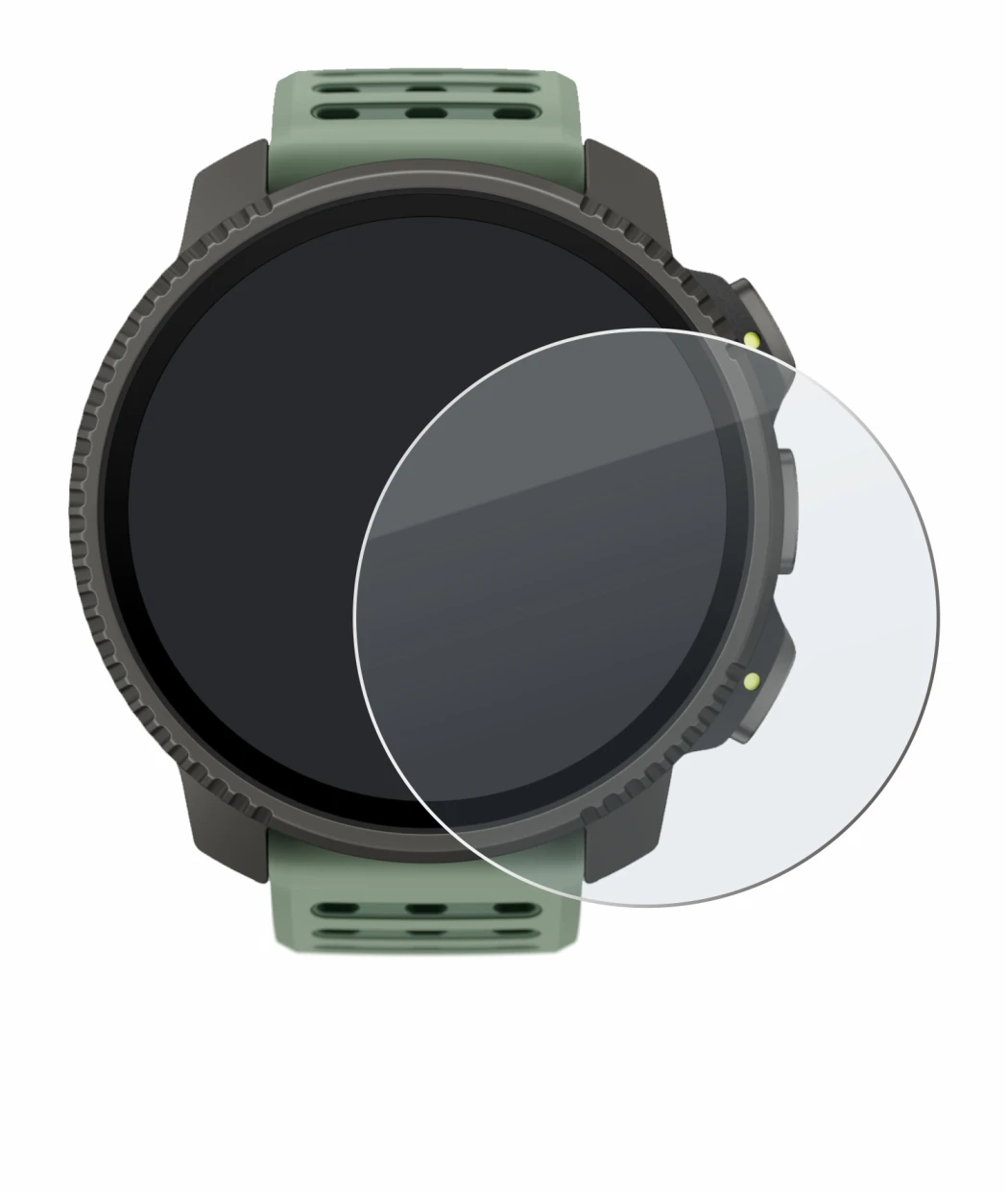 Imagen del dispositivo Suunto Vertical 2 con una amplia variedad de protectores de pantalla.