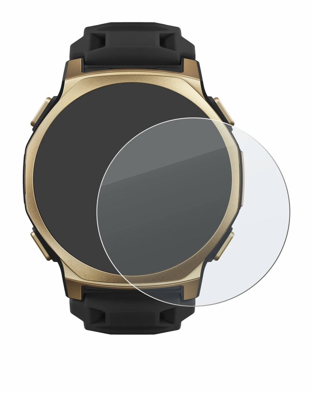Imagen del dispositivo Huami Amazfit T-Rex 3 Pro (44 mm) con una amplia variedad de protectores de pantalla.