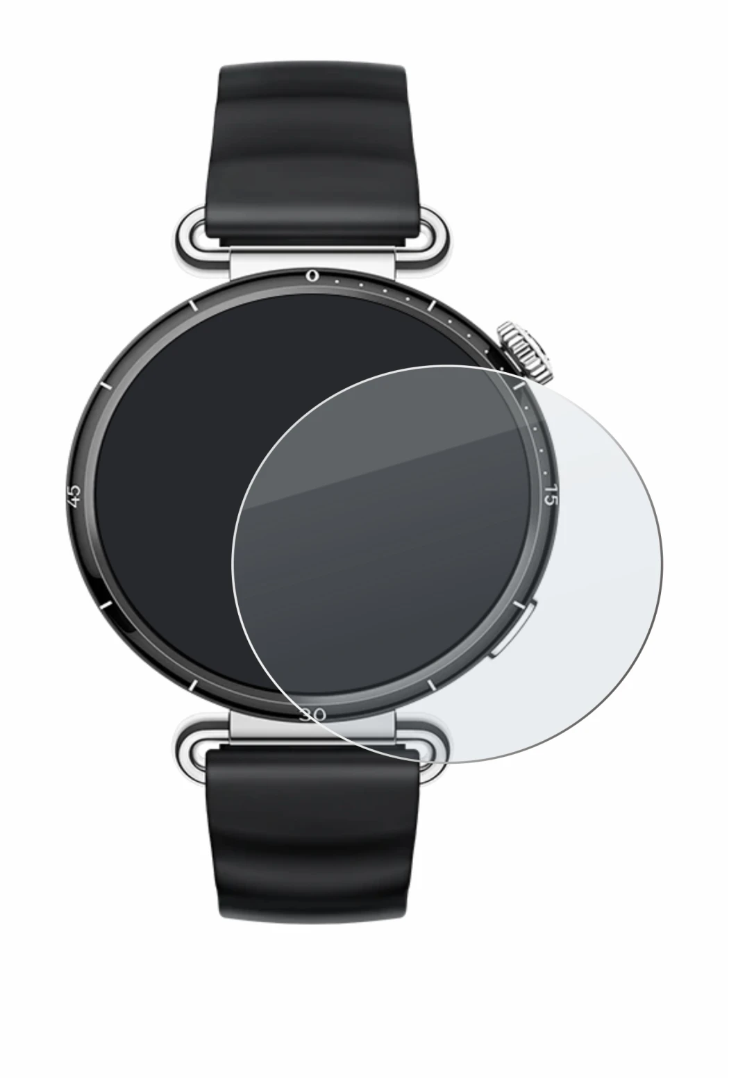 Imagen del dispositivo Huawei Watch GT 6 (41 mm) con una amplia variedad de protectores de pantalla.