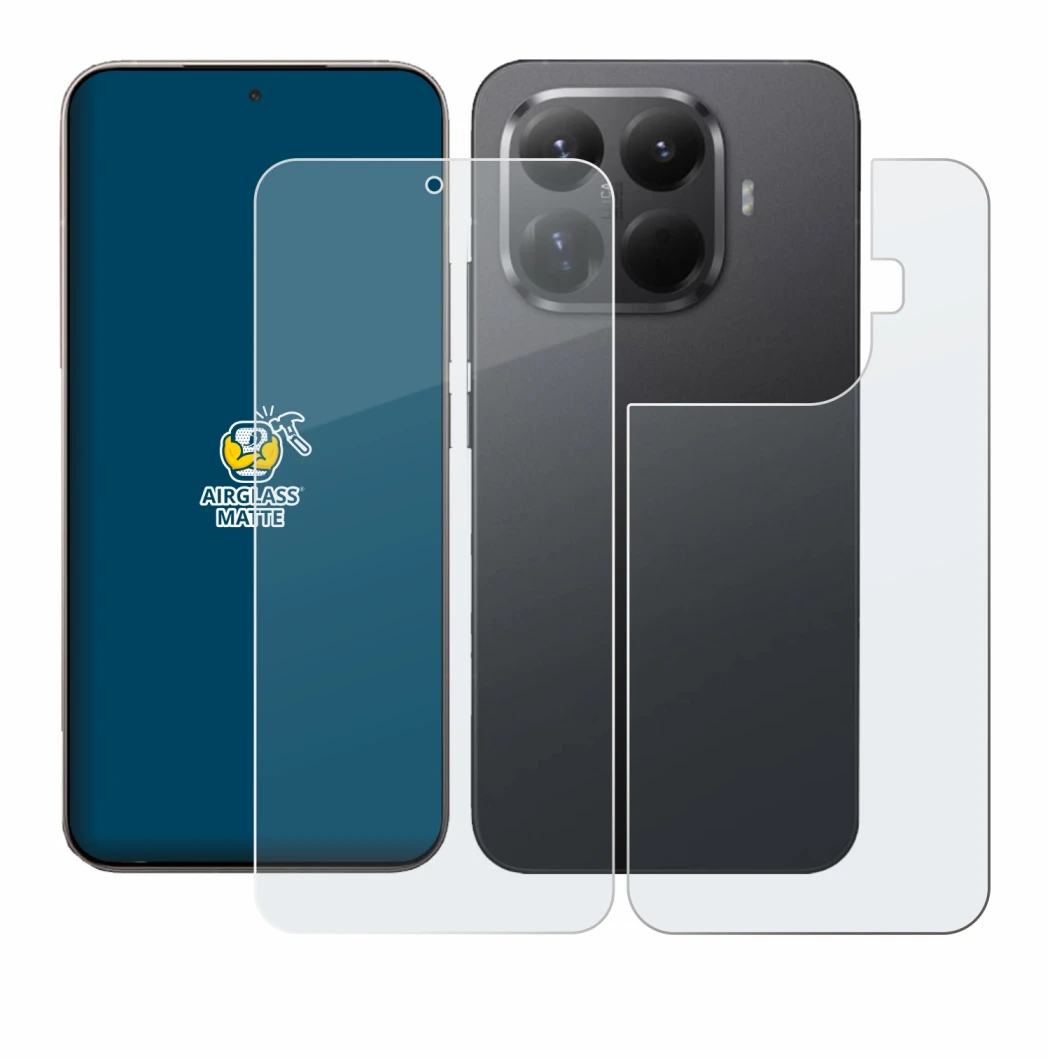 Imagen del dispositivo Xiaomi 15T Pro (Frontal+Trasero) con una amplia variedad de protectores de pantalla.