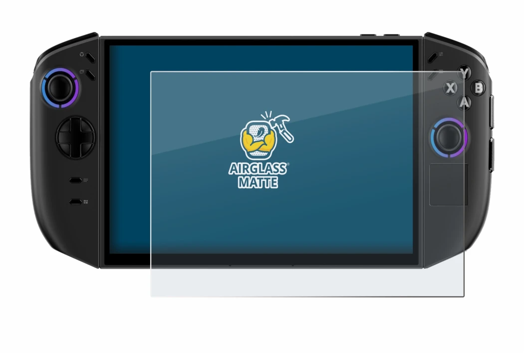 Imagen del dispositivo Lenovo Legion Go Gen 2 con una amplia variedad de protectores de pantalla.