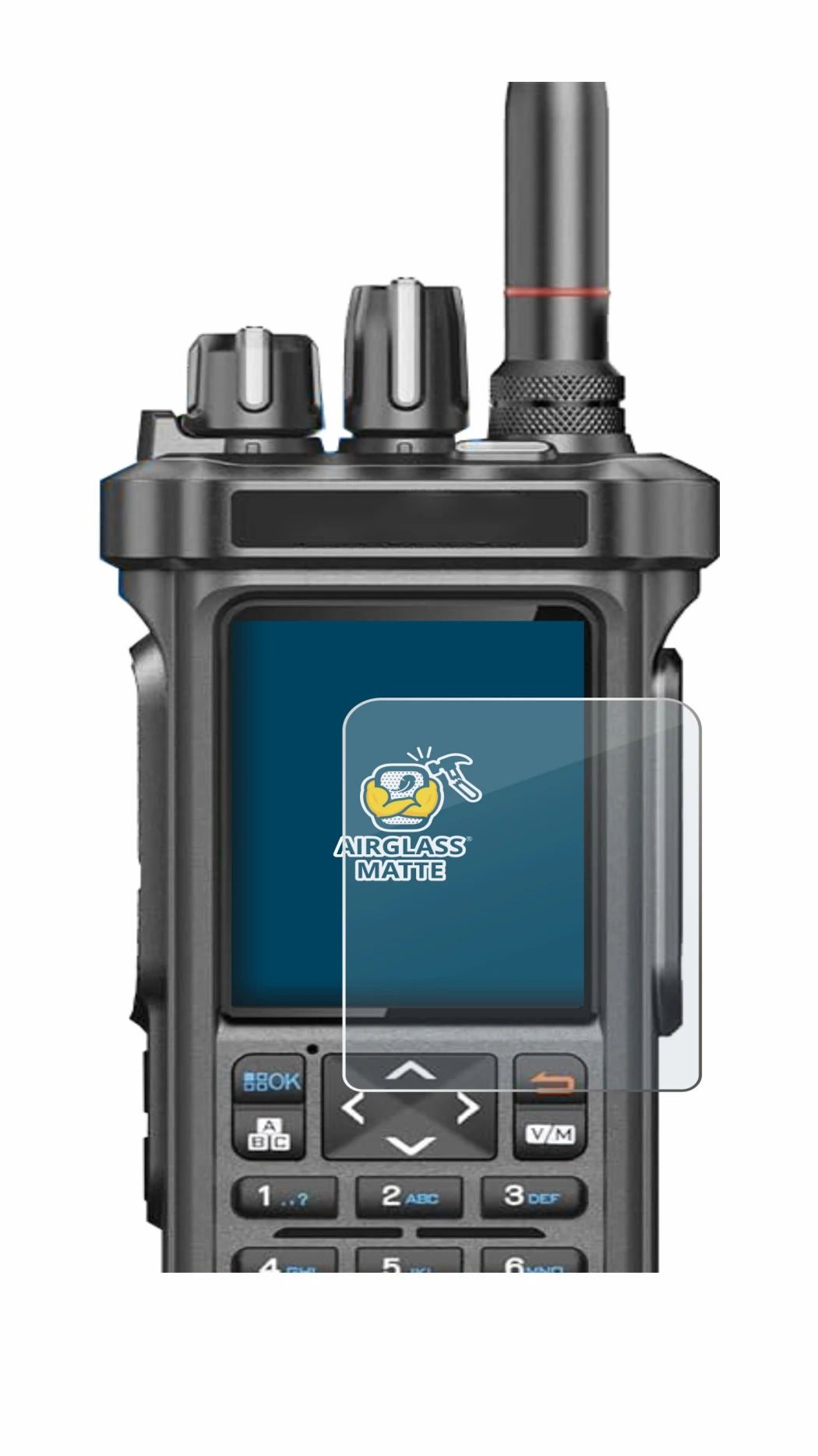 Imagen del dispositivo Radtel RT-950 Pro con una amplia variedad de protectores de pantalla.