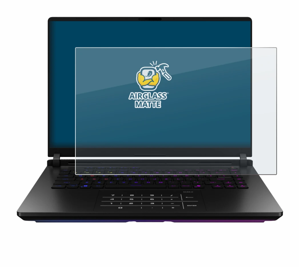 Imagen del dispositivo ASUS ROG Strix SCAR 18 2025 con una amplia variedad de protectores de pantalla.