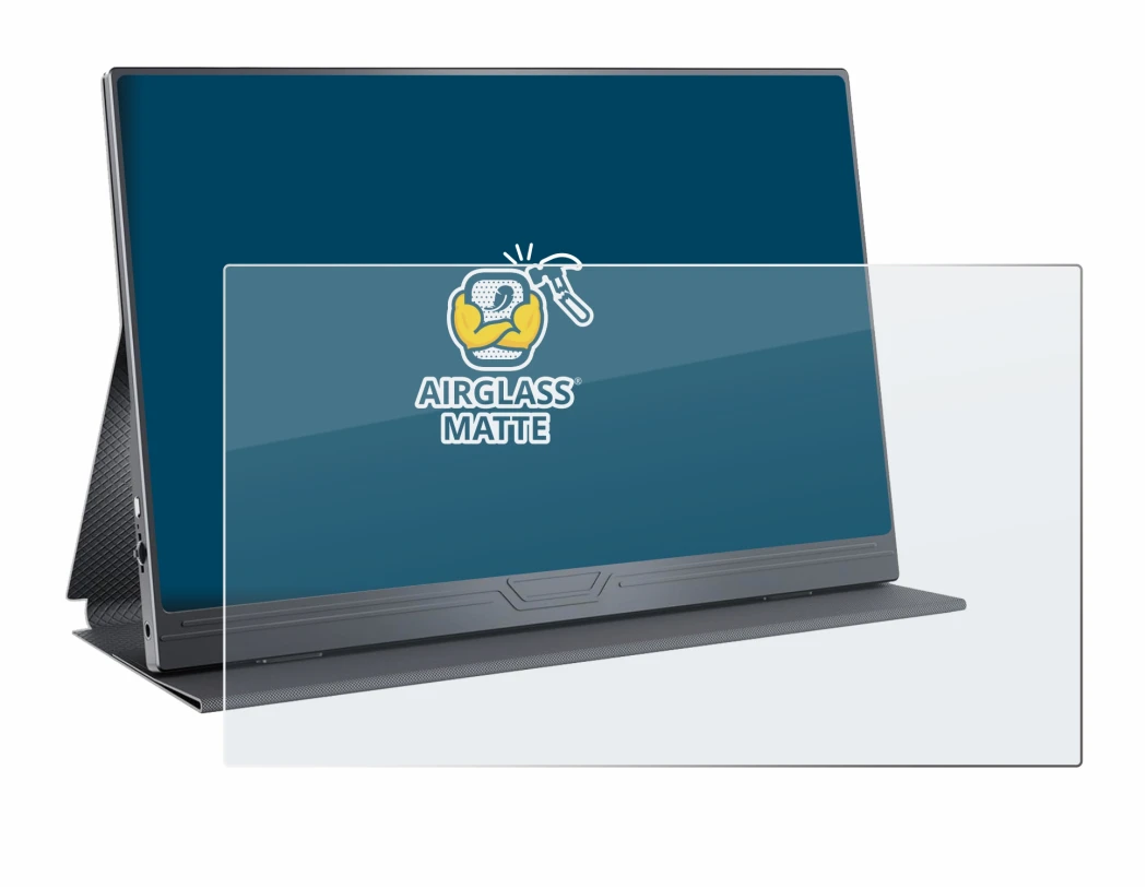 Imagen del dispositivo CUIUIC GS156B2 con una amplia variedad de protectores de pantalla.