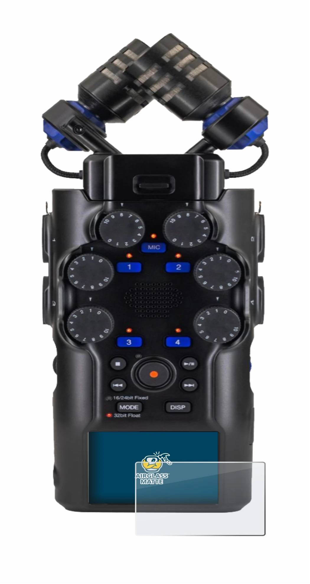 Imagen del dispositivo Zoom H6 studio con una amplia variedad de protectores de pantalla.