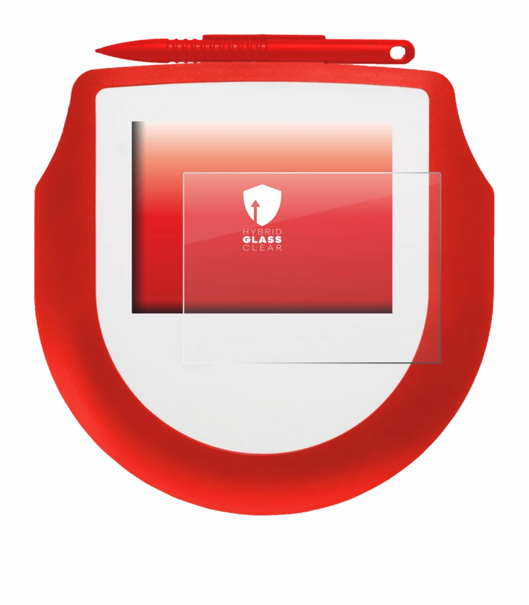 Imagen del dispositivo Signotec Signature Pad Omega con una amplia variedad de protectores de pantalla.