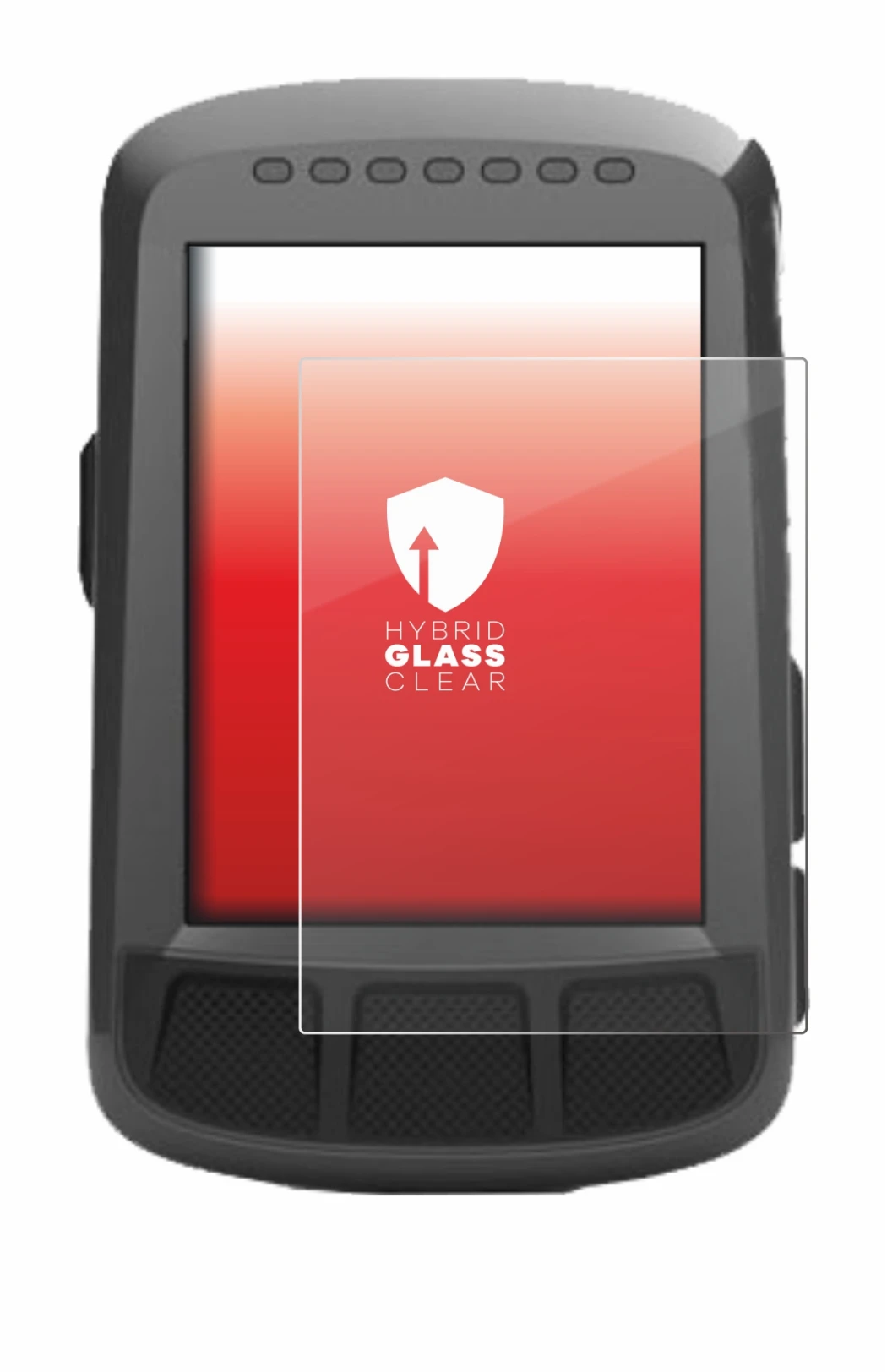 Imagen del dispositivo Wahoo Elemnt Bolt GPS con una amplia variedad de protectores de pantalla.