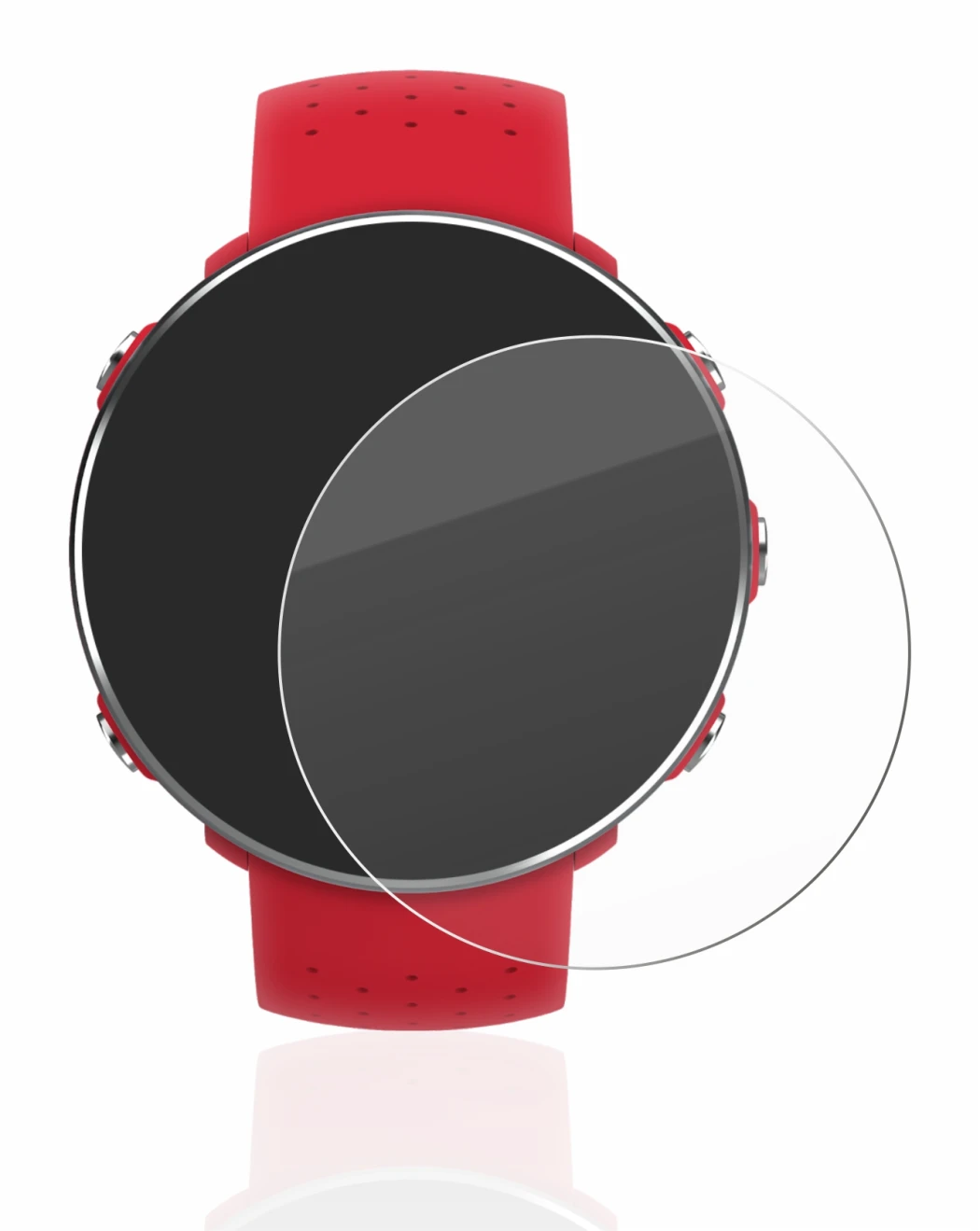 Imagen del dispositivo Polar Vantage M con una amplia variedad de protectores de pantalla.