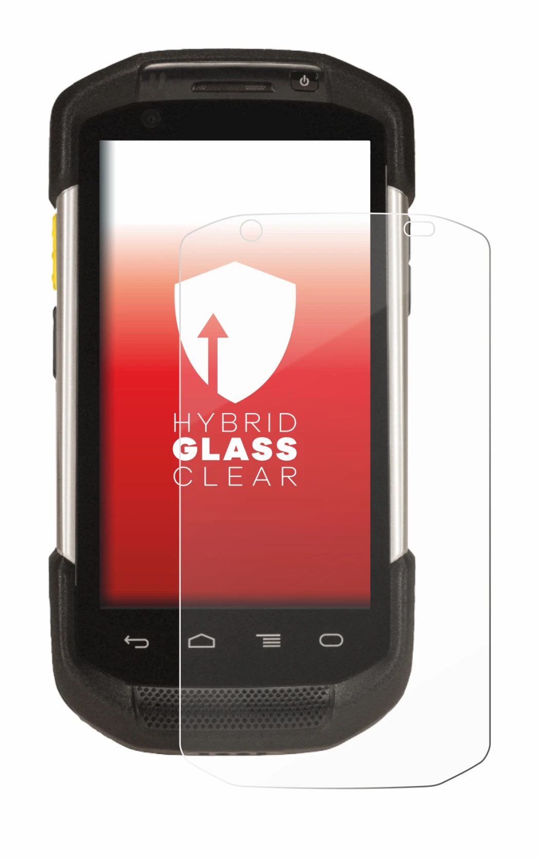 Imagen del dispositivo Zebra TC77 con una amplia variedad de protectores de pantalla.