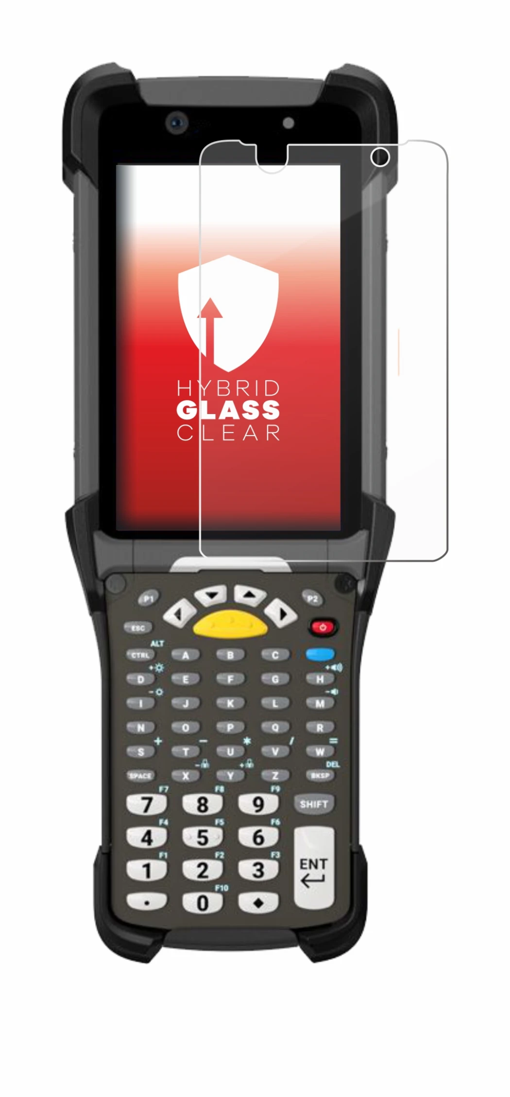 Imagen del dispositivo Zebra MC9300 con una amplia variedad de protectores de pantalla.