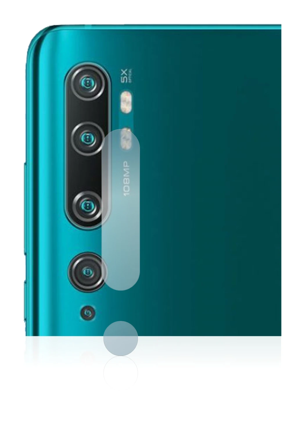 Imagen del dispositivo Xiaomi Mi Note 10 Pro (SÓLO Cámara) con una amplia variedad de protectores de pantalla.