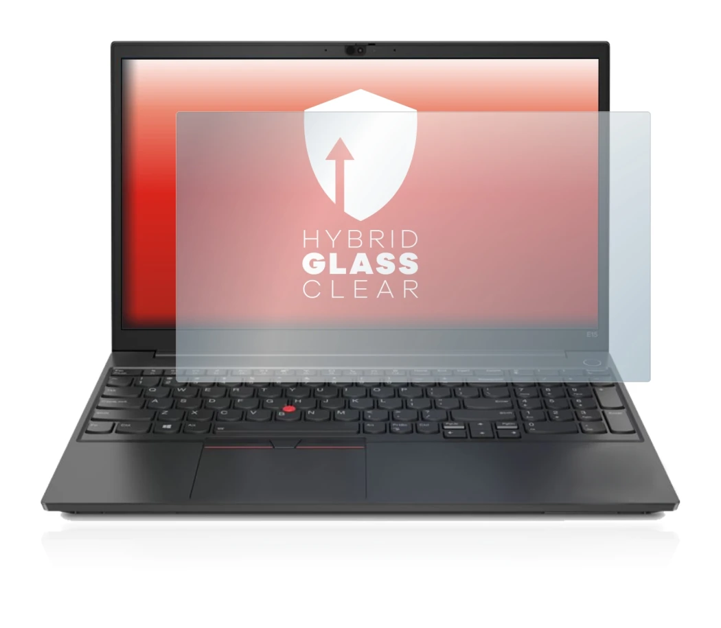 Imagen del dispositivo Lenovo ThinkPad E15 con una amplia variedad de protectores de pantalla.