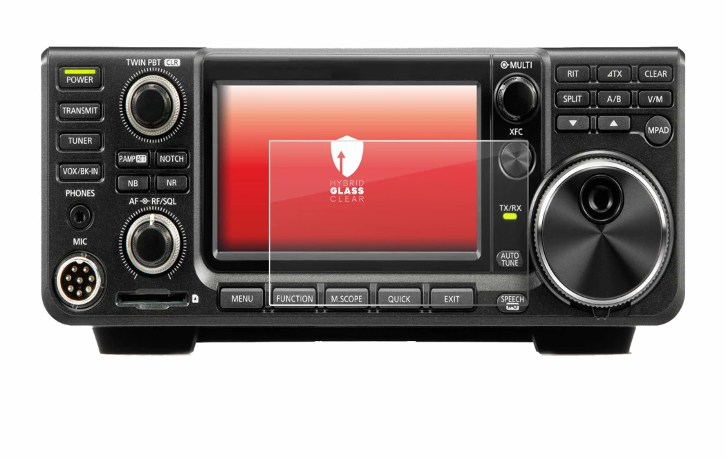 Imagen del dispositivo Icom IC-9700 con una amplia variedad de protectores de pantalla.