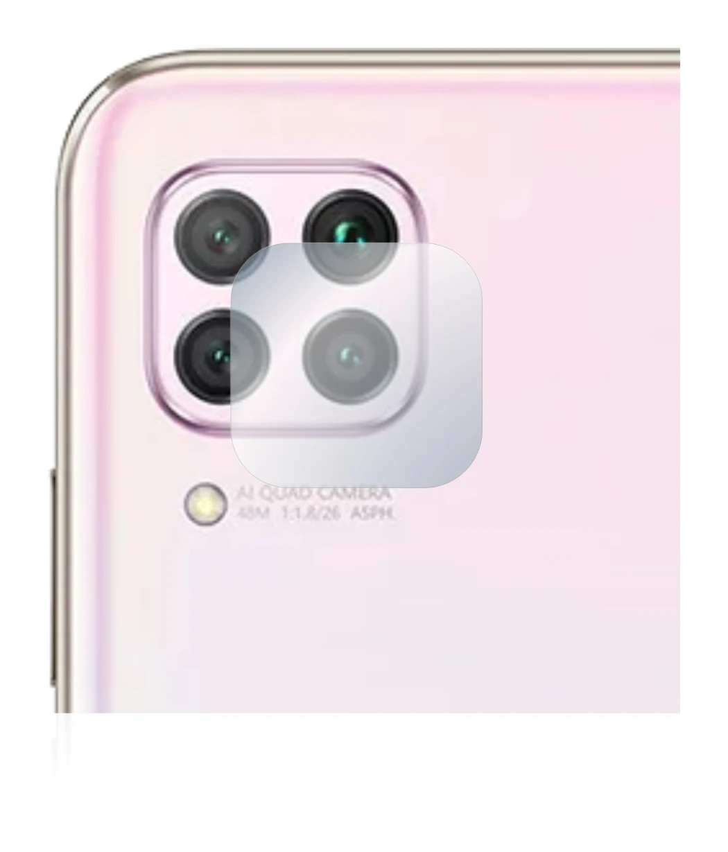 Imagen del dispositivo Huawei P40 lite (SÓLO Cámara) con una amplia variedad de protectores de pantalla.