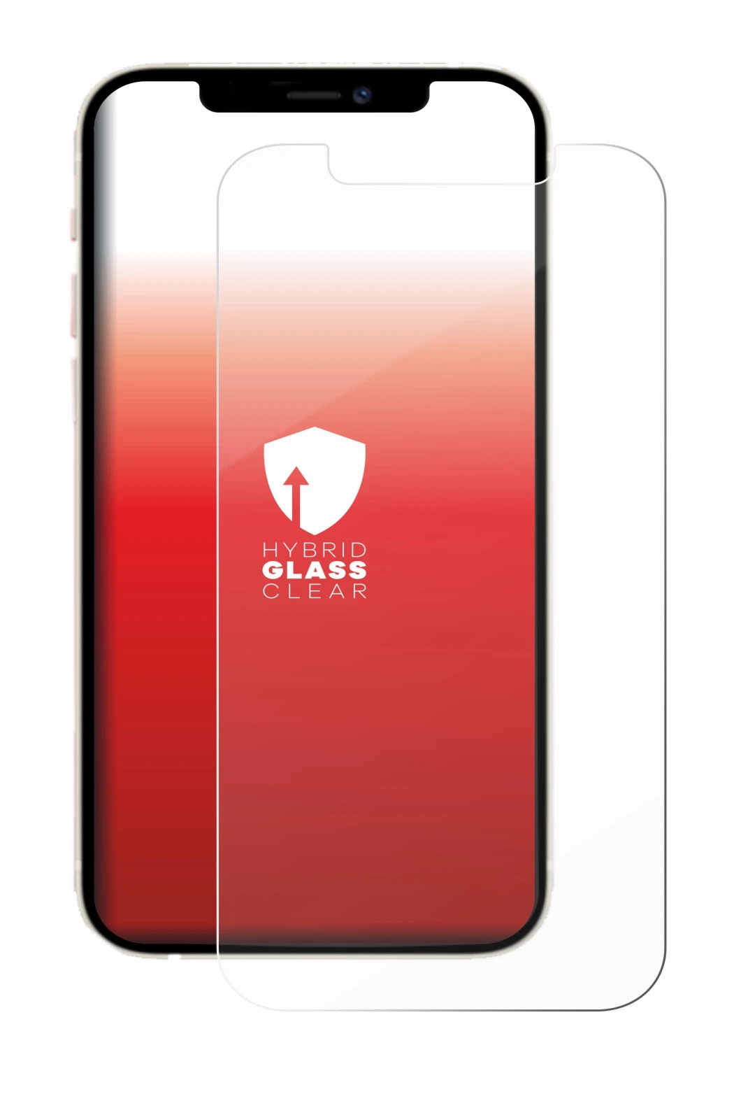 Imagen del dispositivo Apple iPhone 12 con una amplia variedad de protectores de pantalla.