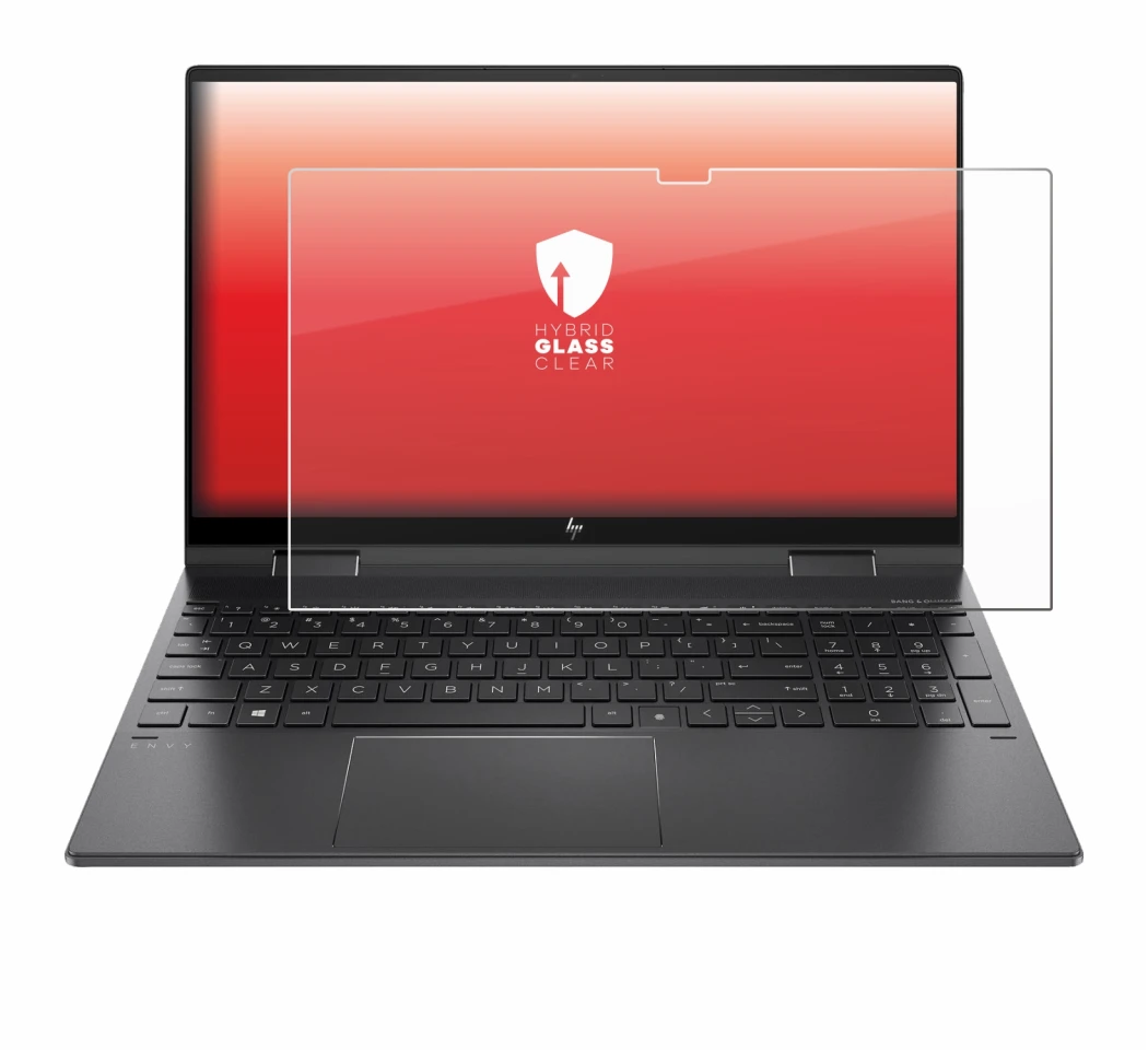 Imagen del dispositivo HP Envy x360 (15-eX) (358 mm x 230 mm) con una amplia variedad de protectores de pantalla.