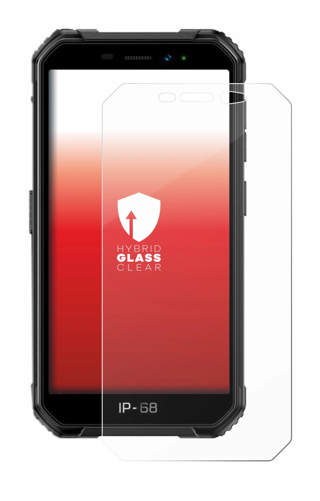 Imagen del dispositivo Ulefone Armor X6 con una amplia variedad de protectores de pantalla.