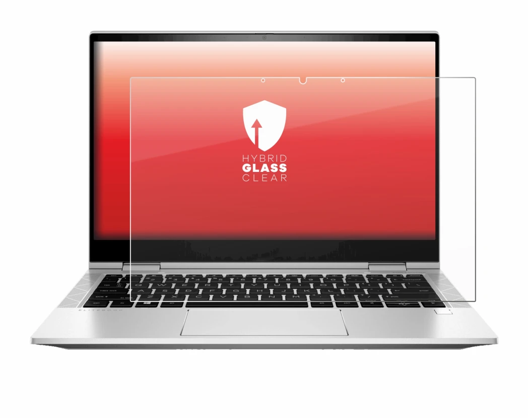Imagen del dispositivo HP EliteBook x360 830 G8 con una amplia variedad de protectores de pantalla.