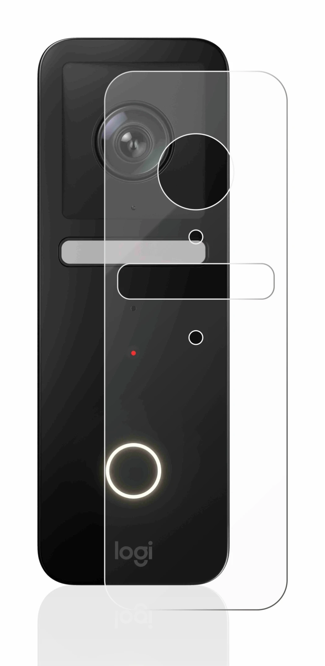 Imagen del dispositivo Logitech Circle View Doorbell con una amplia variedad de protectores de pantalla.