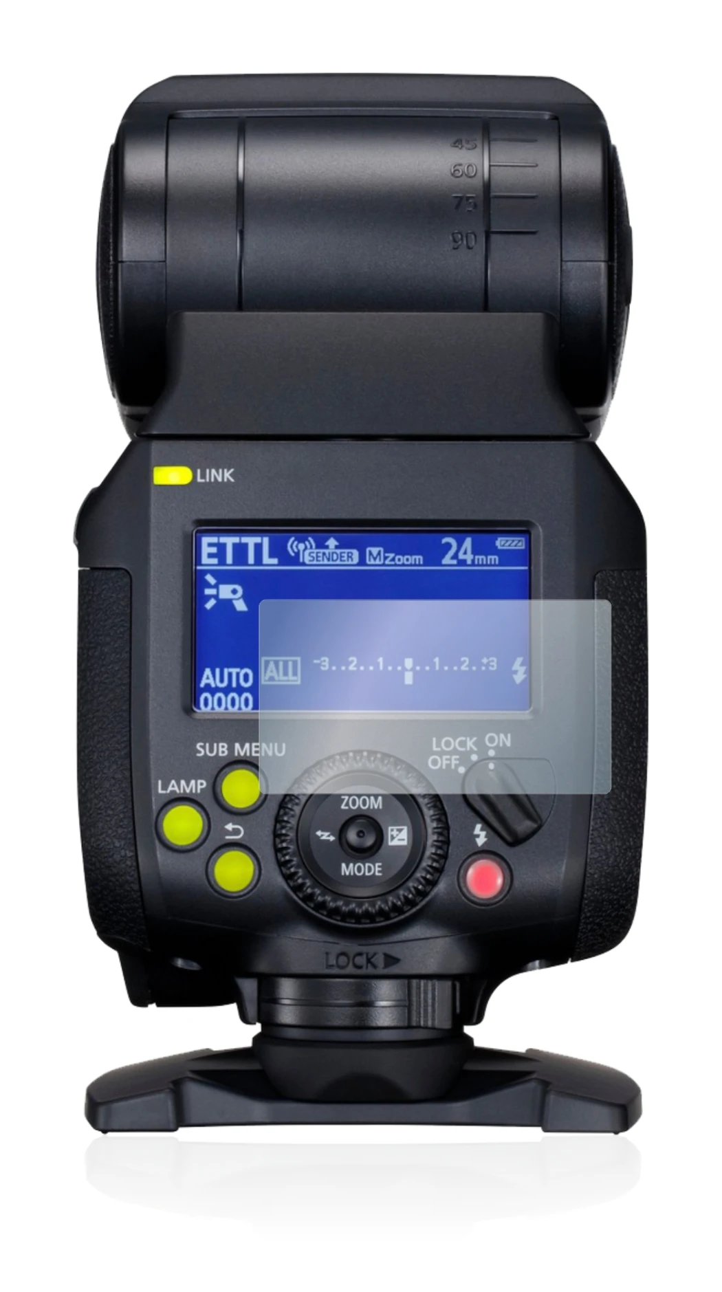 Imagen del dispositivo Canon Speedlite EL-1 con una amplia variedad de protectores de pantalla.