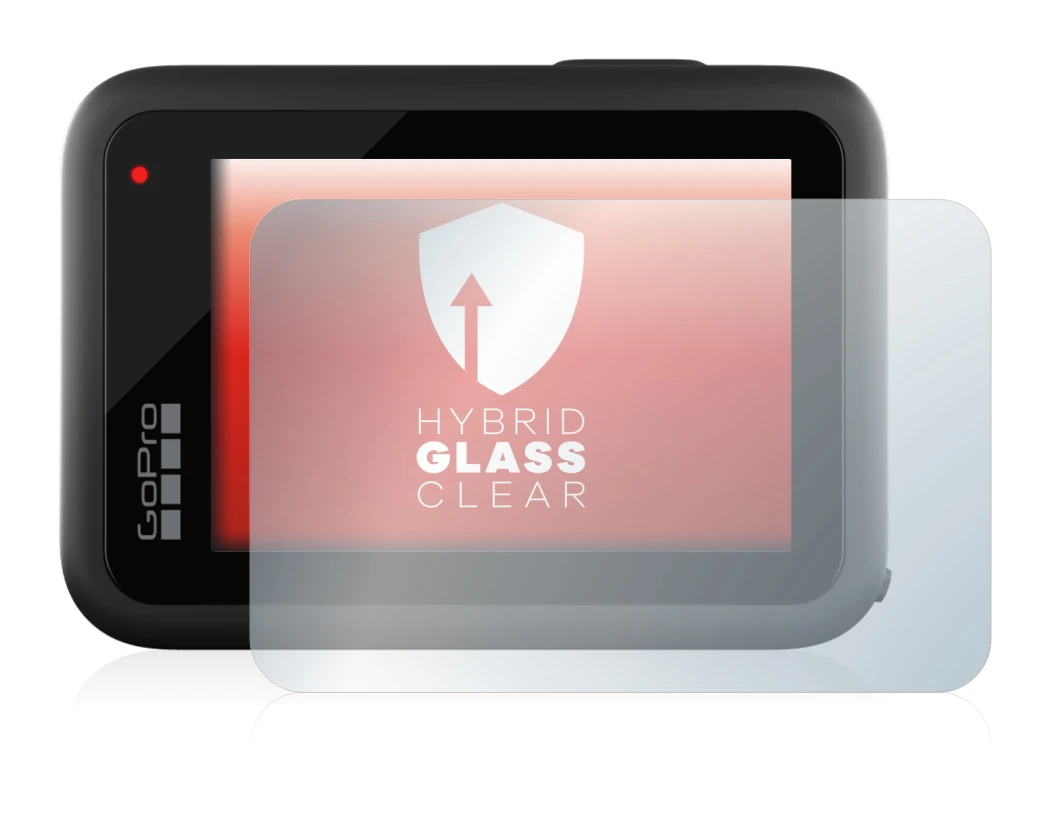 Imagen del dispositivo GoPro Hero 10 Black con una amplia variedad de protectores de pantalla.