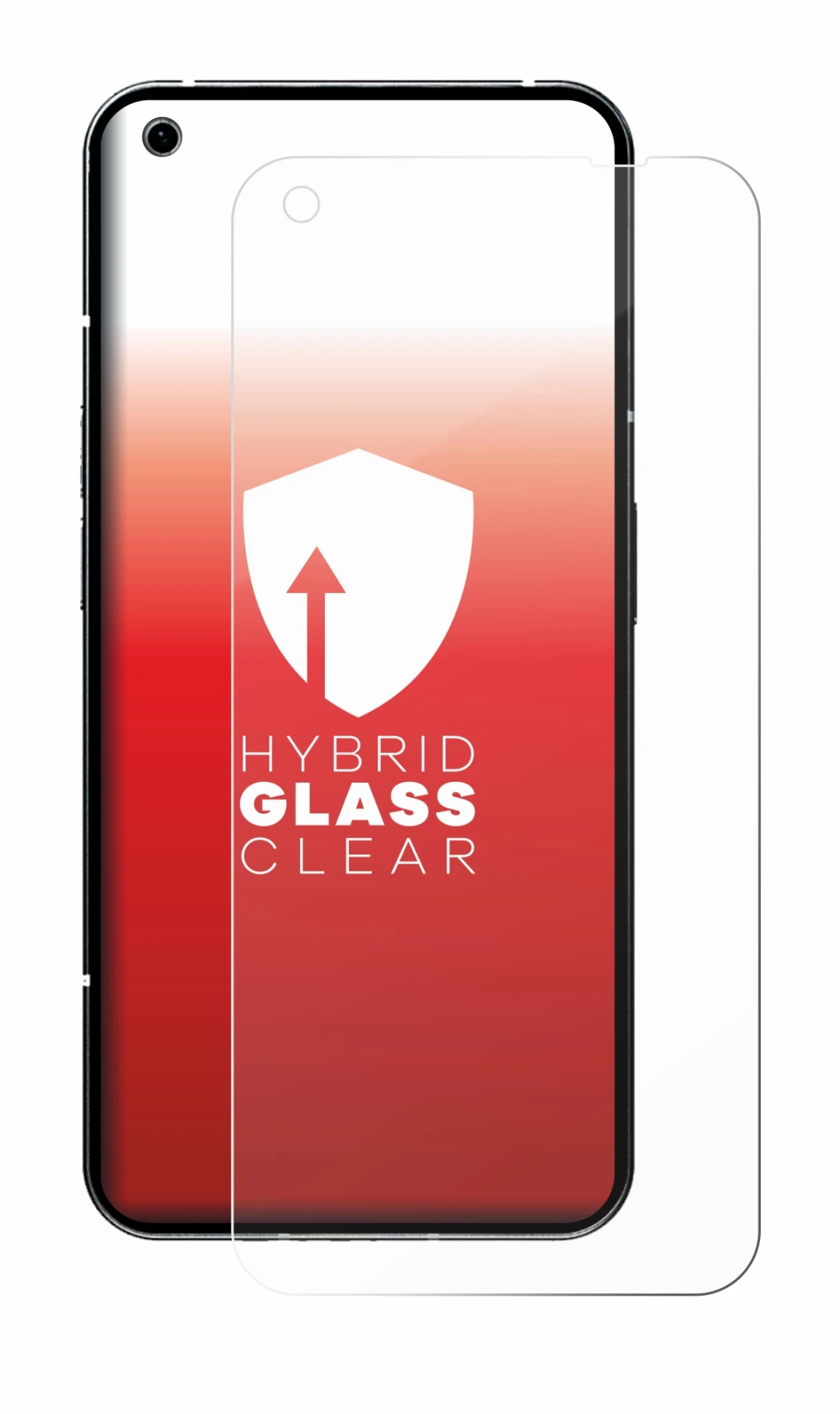 Imagen del dispositivo Nothing Phone (1) con una amplia variedad de protectores de pantalla.