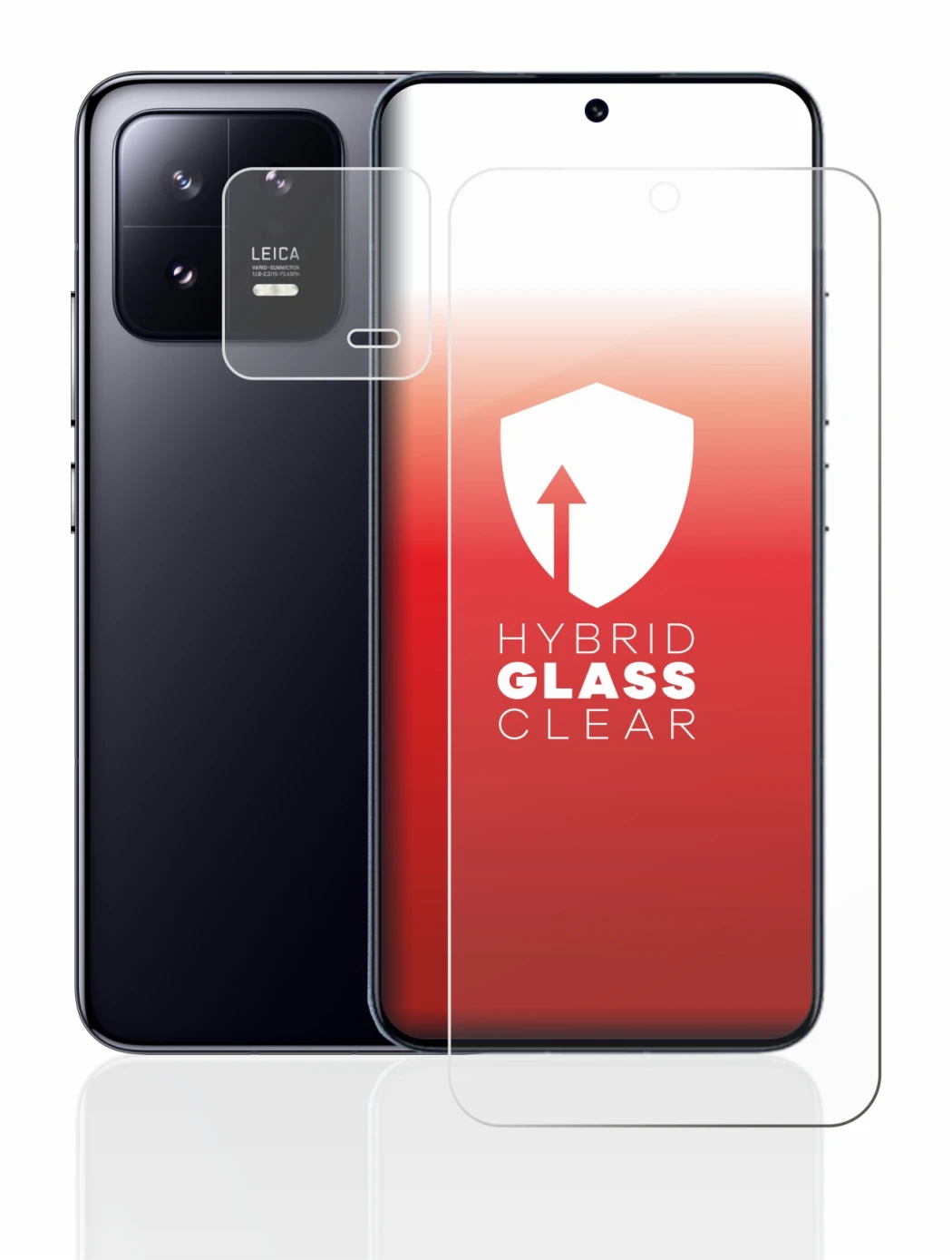 Imagen del dispositivo Xiaomi 13 (Frontal+Cámara) con una amplia variedad de protectores de pantalla.