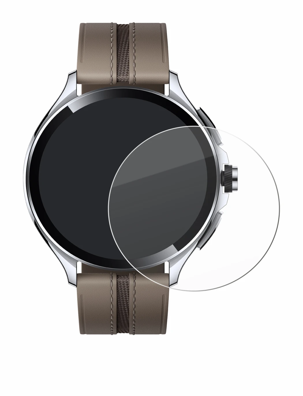 Imagen del dispositivo Xiaomi Watch 2 Pro con una amplia variedad de protectores de pantalla.