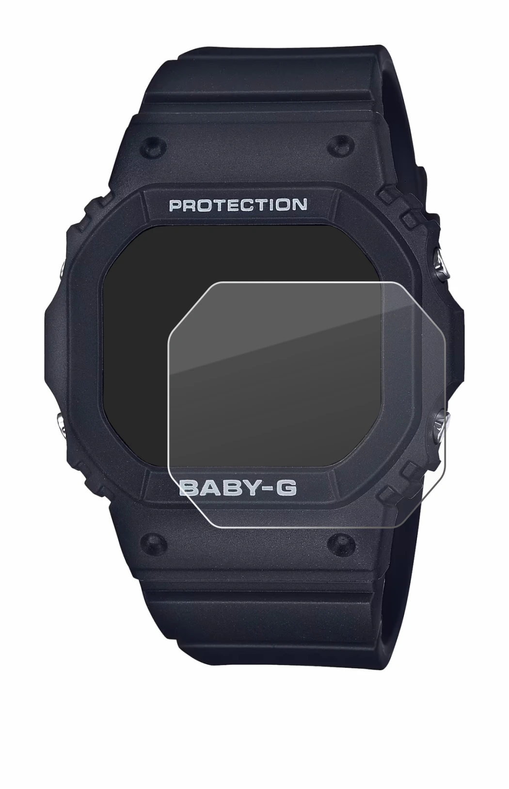 Imagen del dispositivo Casio Baby-G BGD-565 con una amplia variedad de protectores de pantalla.