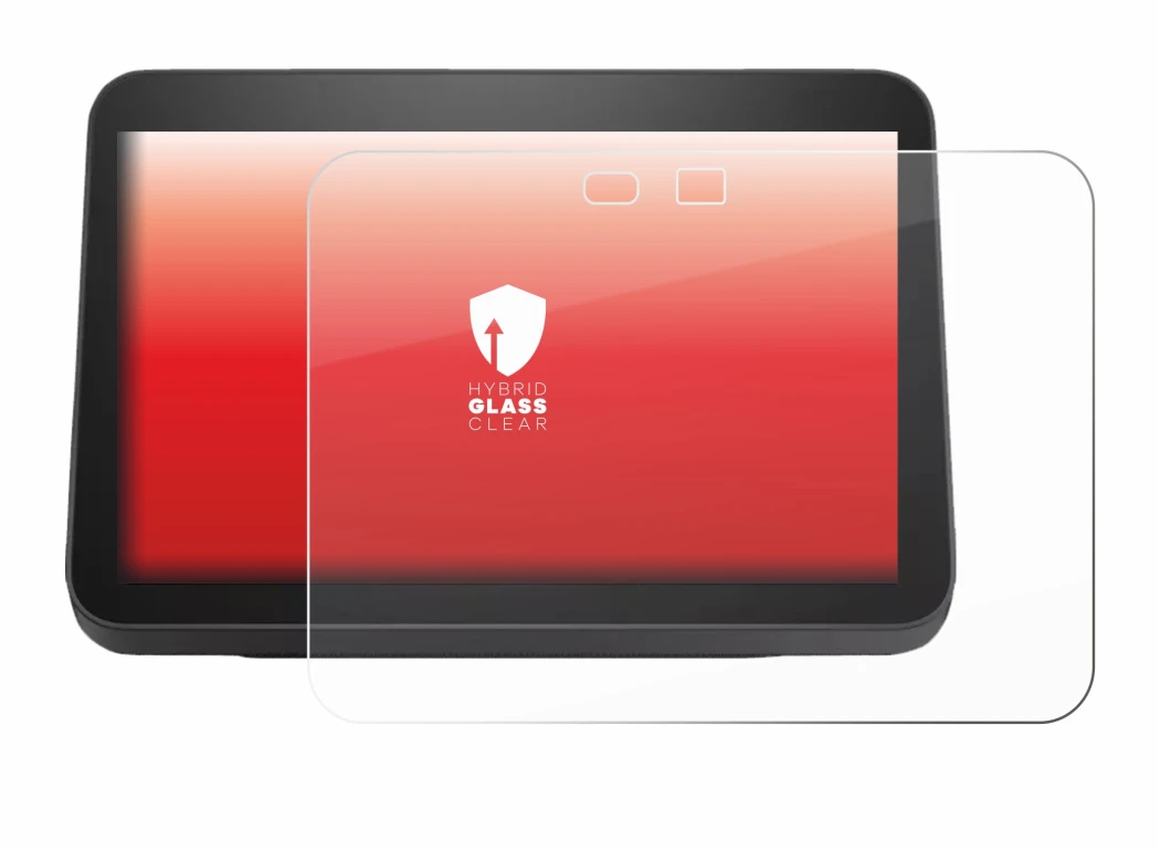 Imagen del dispositivo Amazon Echo Show 8 2023 (3a Gen.) con una amplia variedad de protectores de pantalla.