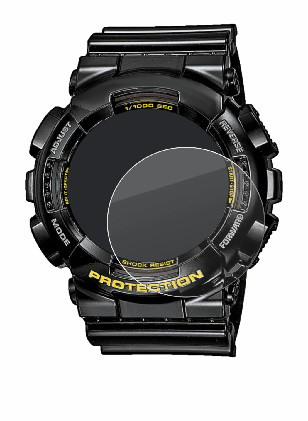 Imagen del dispositivo Casio G-Shock GA-110GB-1A con una amplia variedad de protectores de pantalla.
