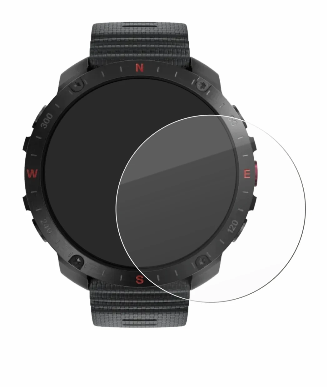 Imagen del dispositivo Polar Grit X2 Pro con una amplia variedad de protectores de pantalla.