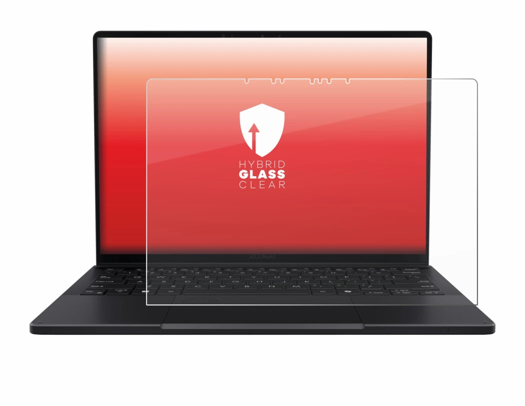 Imagen del dispositivo ASUS ProArt PX13 con una amplia variedad de protectores de pantalla.