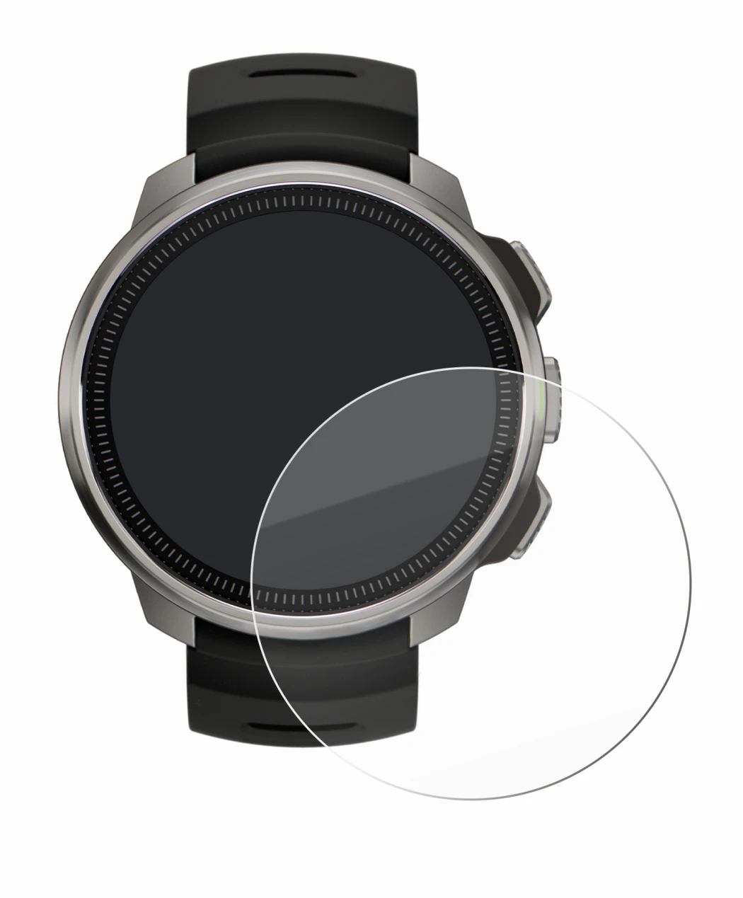 Imagen del dispositivo Suunto Ocean con una amplia variedad de protectores de pantalla.