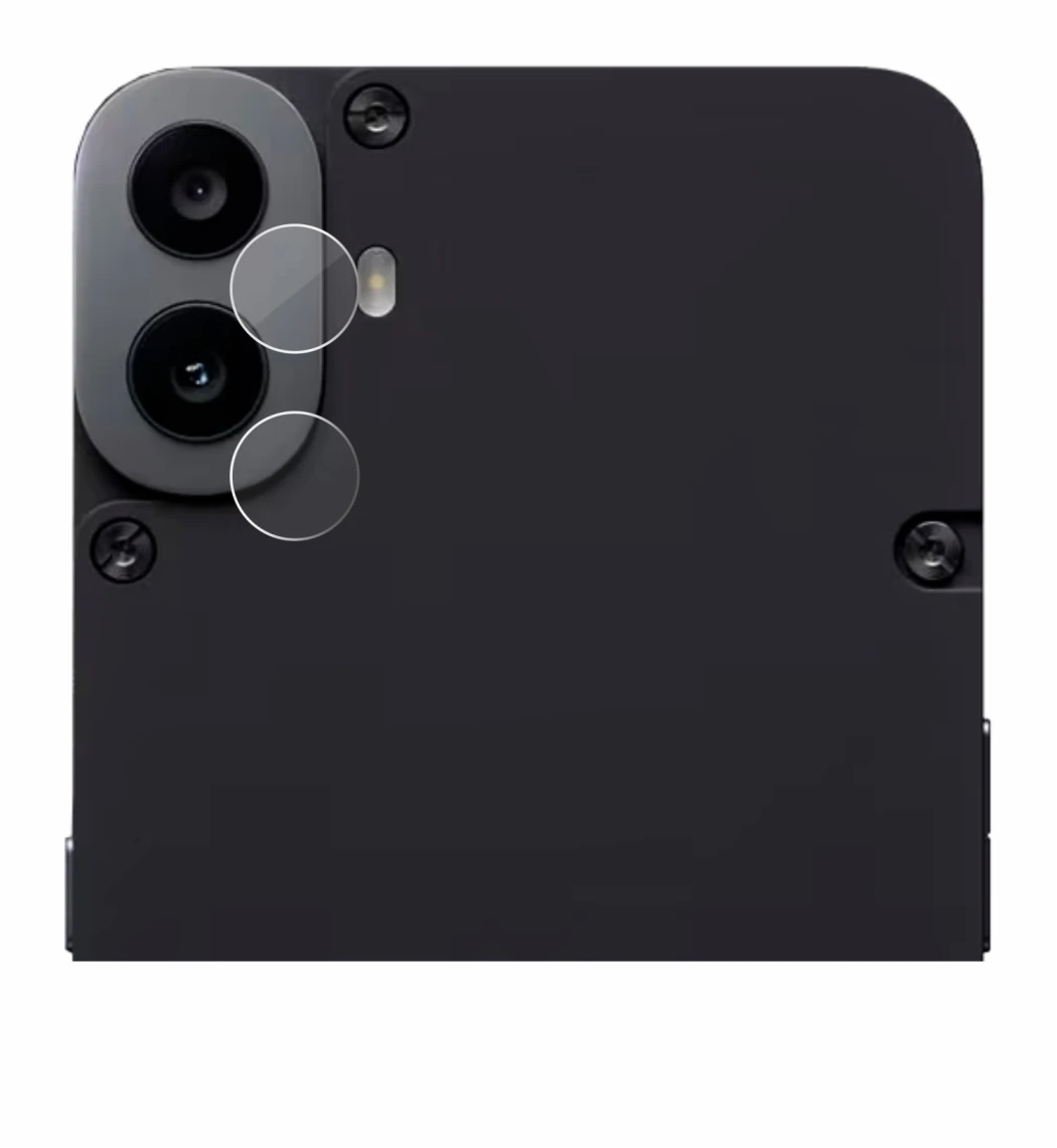 Imagen del dispositivo Nothing CMF Phone 1 (SÓLO Cámara) con una amplia variedad de protectores de pantalla.