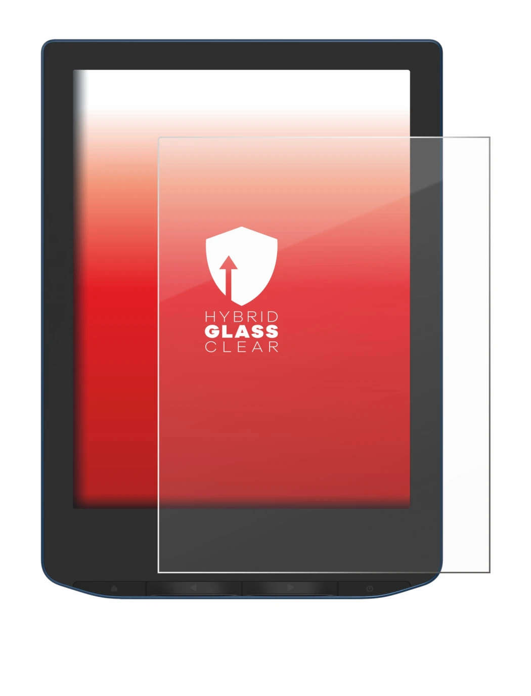 Imagen del dispositivo PocketBook Verse Pro Color con una amplia variedad de protectores de pantalla.