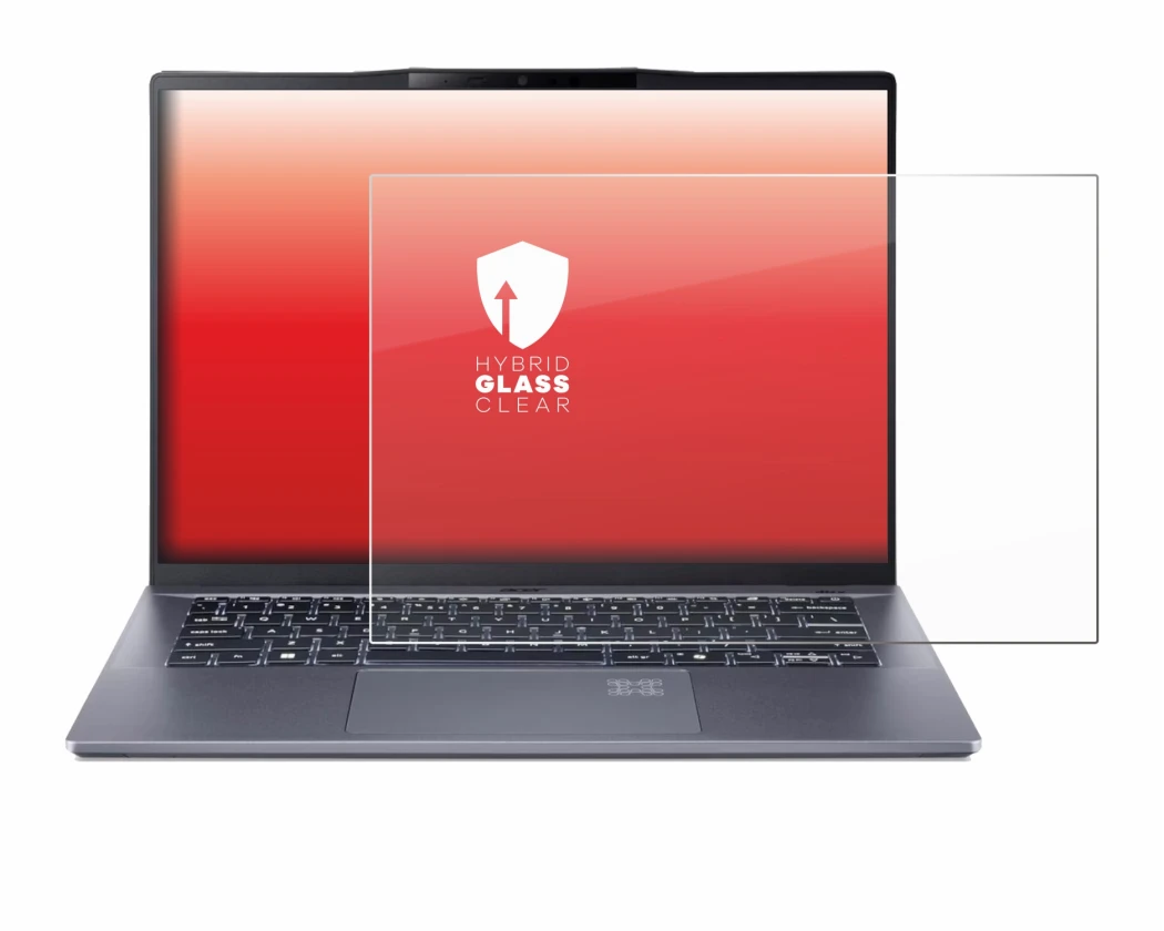 Imagen del dispositivo Acer Swift Go 14 AI con una amplia variedad de protectores de pantalla.