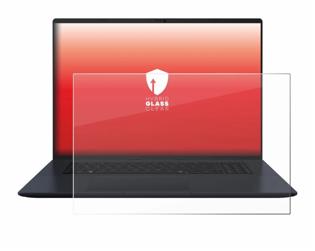 Imagen del dispositivo ASUS Vivobook 18 M1807 con una amplia variedad de protectores de pantalla.