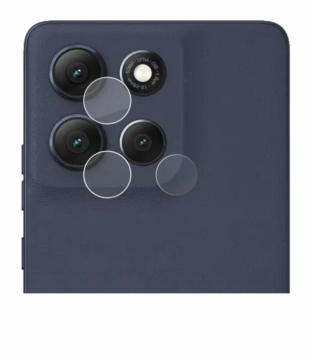 Imagen del dispositivo Motorola Moto G86 (SÓLO Cámara) con una amplia variedad de protectores de pantalla.