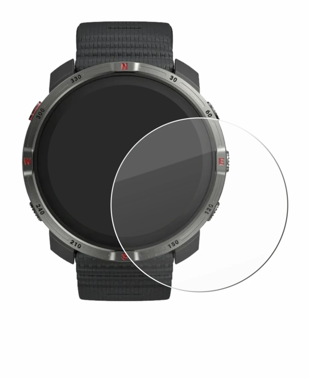 Imagen del dispositivo Polar Grit X2 con una amplia variedad de protectores de pantalla.