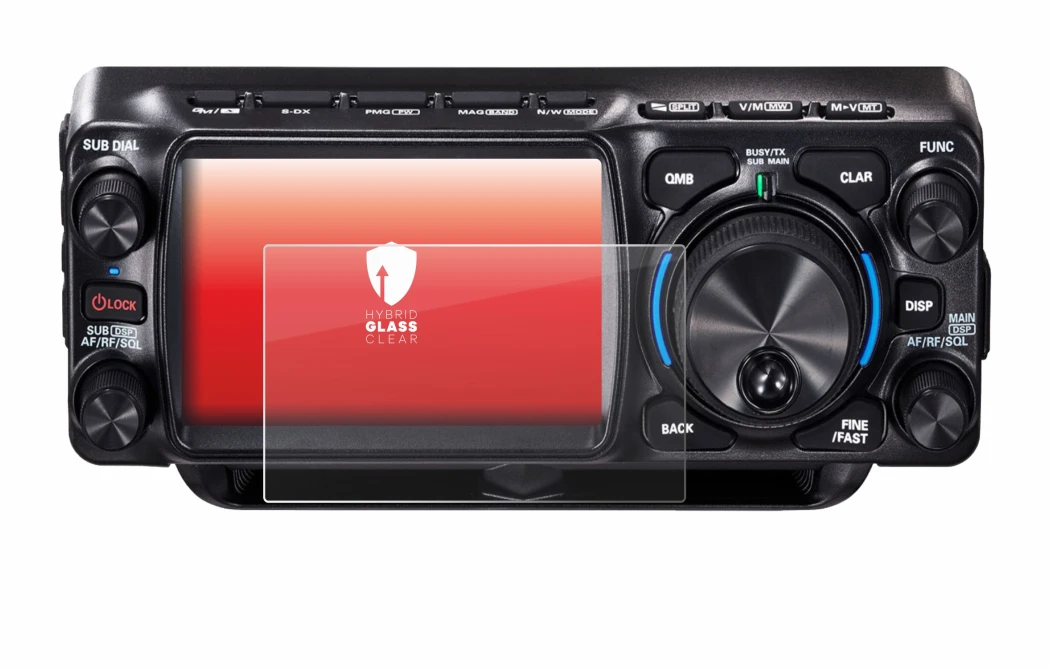 Imagen del dispositivo Yaesu FTX-1 con una amplia variedad de protectores de pantalla.